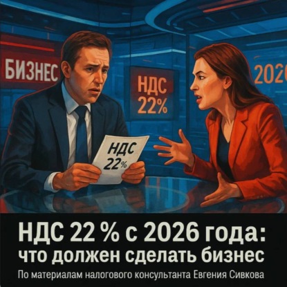 НДС 22 % с 2026 года: что должен сделать бизнес
НДС 22 % с 2026 года: что должен сделать бизнес