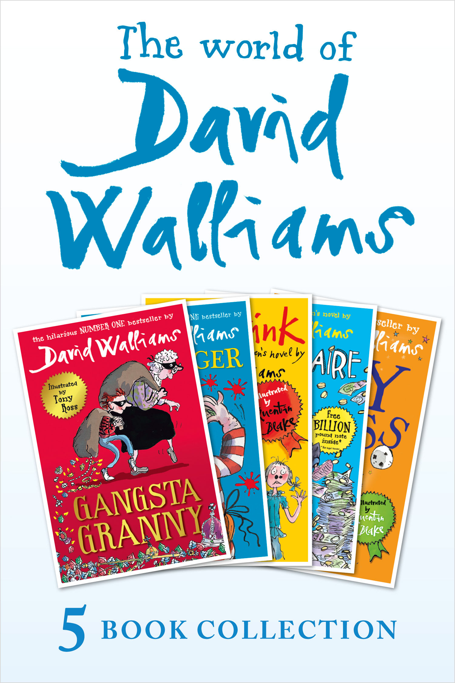 The World of David Walliams 5 Book Collection David Walliams
