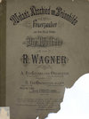 Wotan's Abschied von Brunnhilde u. Feuerzauber aus dem Musik-Drama "Die Walkure" v. R. Wagner