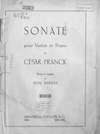 Sonate pour Violon et Piano