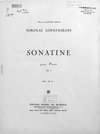 Sonatine pour Piano