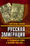 Русская эмиграция и гражданская война в Испании 1936–1939 гг.