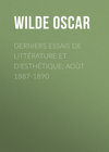 Derniers essais de littérature et d'esthétique: août 1887-1890