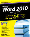 Word 2010 All-in-One For Dummies