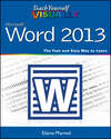 Teach Yourself VISUALLY Word 2013