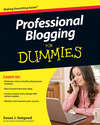 Professional Blogging For Dummies