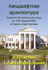 Ландшафтная архитектура Главного ботанического сада им. Н. В. Цицина РАН: история и перспективы. К 70-летию со дня образования