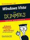 Windows Vista For Dummies Quick Reference