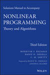 Solutions Manual to accompany Nonlinear Programming