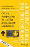 Critical Perspectives on Gender and Student Leadership