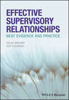 Effective Supervisory Relationships