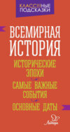 Всемирная история. Исторические эпохи. Самые важные события. Основные даты