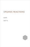 Organic Reaction Mechanisms 1999