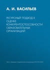 Ресурсный подход к оценке конкурентоспособности образовательных организаций