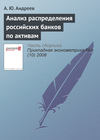 Анализ распределения российских банков по активам