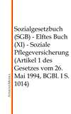 Sozialgesetzbuch (SGB) - Elftes Buch (XI)