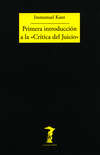 Primera introducción a la "Crítica del Juicio"