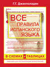 Все правила испанского языка в схемах и таблицах: справочник по грамматике