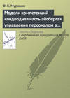 Модели компетенций – «подводная часть айсберга» управления персоналом в бизнесе