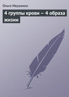 4 группы крови – 4 образа жизни