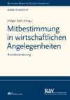 Mitbestimmung in wirtschaftlichen Angelegenheiten