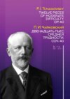 Двенадцать пьес средней трудности. Соч. 40