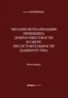 Механизм реализации принципа добросовестности в сфере несостоятельности (банкротства)