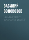 Неужели упадут воскресные школы?