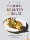 Blumen, Kräuter und Salat