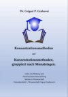 Konzentrationsmethoden und Konzentrationsmethoden, gruppiert nach Monatstagen