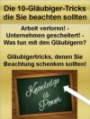 Die 10-Gläubiger-Tricks die Sie beachten sollten