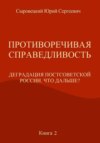 Противоречивая справедливость. Деградация постсоветской России. Что дальше? Книга 2