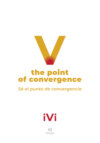 V the point of convergence