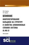 Влияние микролегирования кальцием на структуру и свойства алюминиевых сплавов системы Al-Mg-Si. (Аспирантура, Бакалавриат, Магистратура). Монография.