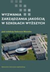 Wyzwania zarządzania jakością w szkołach wyższych