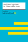 Im Westen nichts Neues von Erich Maria Remarque: Reclam Lektüreschlüssel XL