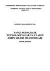 Янги педагогик технологиялар ва уларни жорий қилиш муаммолари
