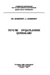 Тўғри овқатланиш қоидалари