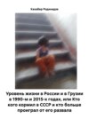 Уровень жизни в России и в Грузии в 1990-м и 2015-х годах, или Кто кого кормил в СССР и кто больше проиграл от его развала