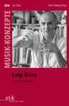 MUSIK-KONZEPTE 206: Luigi Nono