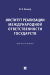 Институт реализации международной ответственности государств