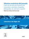 Siluetas escénicas del pasado : colección de articulos históricos de costumbres, anécdotas, biografías, bibliografías, etc. del teatro español