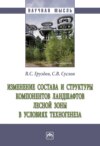 Изменение состава и структуры компонентов ландшафтов лесной зоны в условиях техногенеза