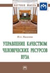 Управление качеством человеческих ресурсов вуза