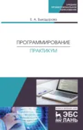 Программирование. Практикум. Учебное пособие для СПО - Е. А. Быкадорова