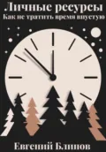 Личные ресурсы. Как не тратить время впустую - Евгений Блинов