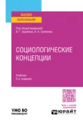Социологические концепции 2-е изд., пер. и доп. Учебник для вузов - Сергей Борисович Быстрянцев