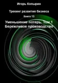 Книга 13. Уменьшение потерь. Том 1. Бережливое производство - Игорь Борисович Копырин