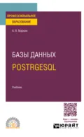Базы данных. PostrgeSQL. Учебник для СПО - Александр Васильевич Маркин