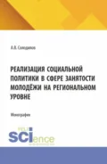 Реализация социальной политики в сфере занятости молодежи на региональном уровне. (Бакалавриат, Магистратура). Монография. - Анатолий Васильевич Солодилов